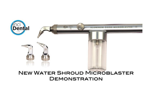 Microblaster with water shroud - Incidental