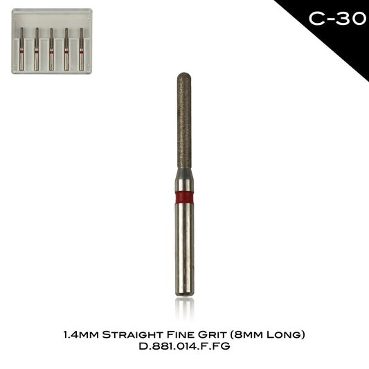 1.4mm Straight Fine Grit C-30 - Incidental