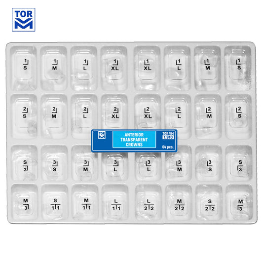 Anterior Transparent Crowns (64 pcs) - Incidental