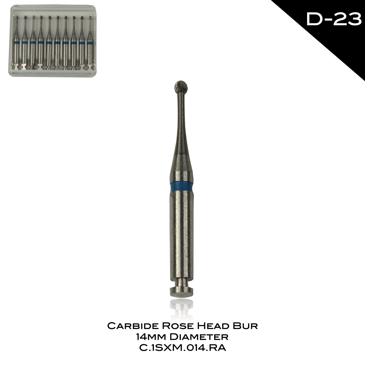 Carbide Rose Head Bur 14mm Diameter - D-23 – Incidental