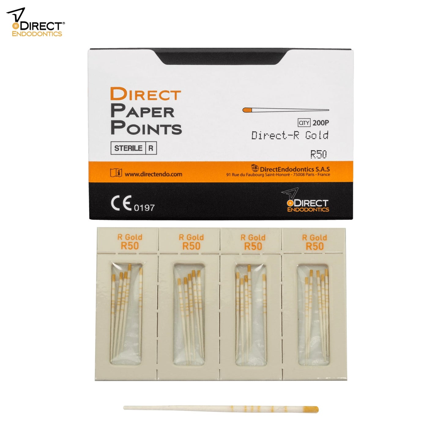 Direct - R Gold Paper Points - Incidental