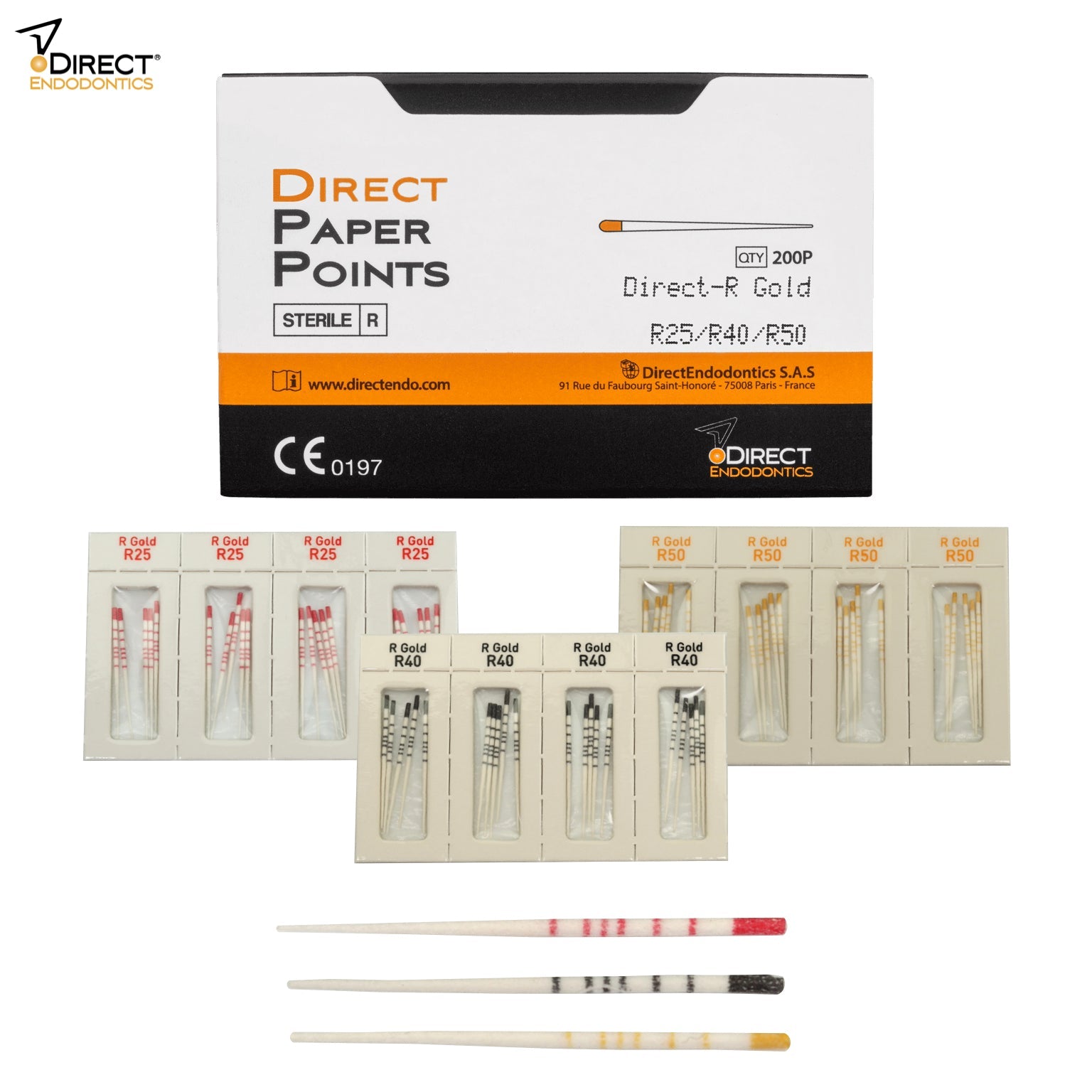 Direct - R Gold Paper Points - Incidental