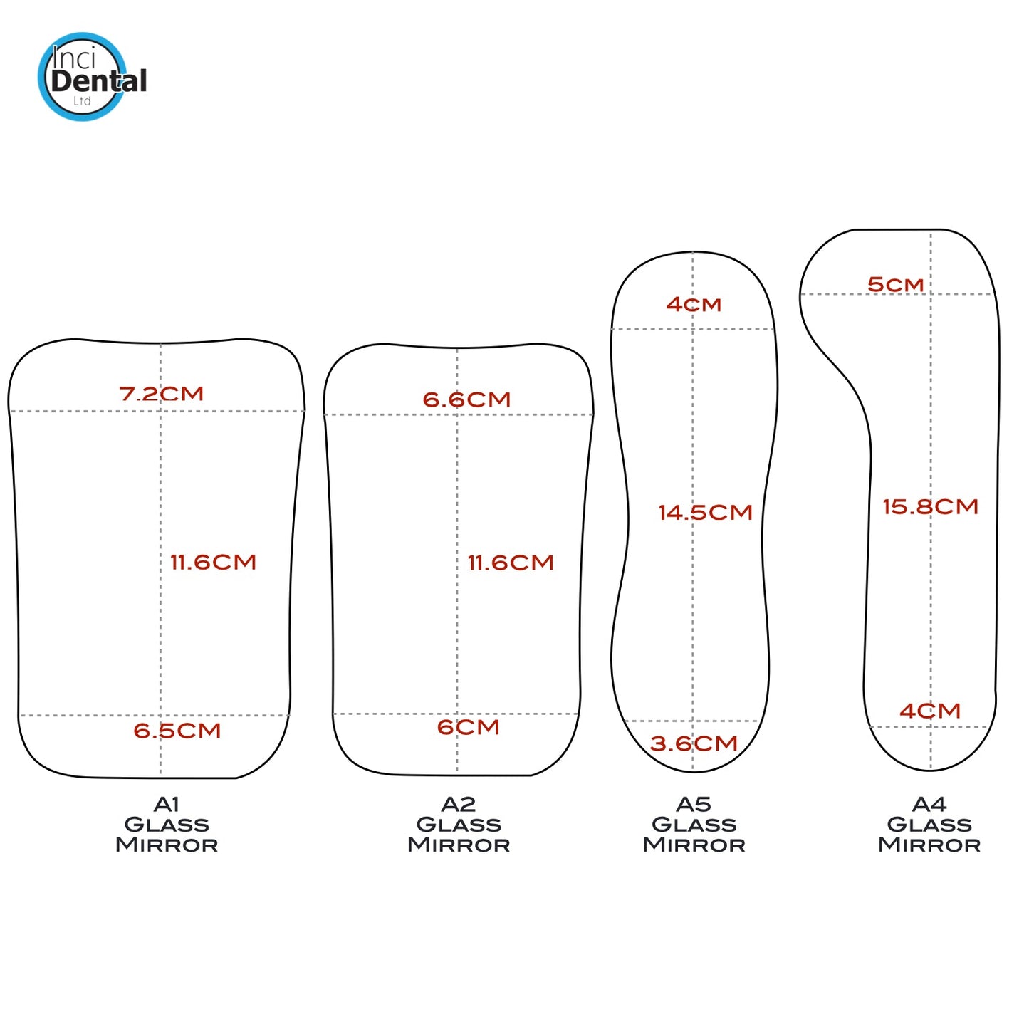 Glass Reflective Mirror - Incidental