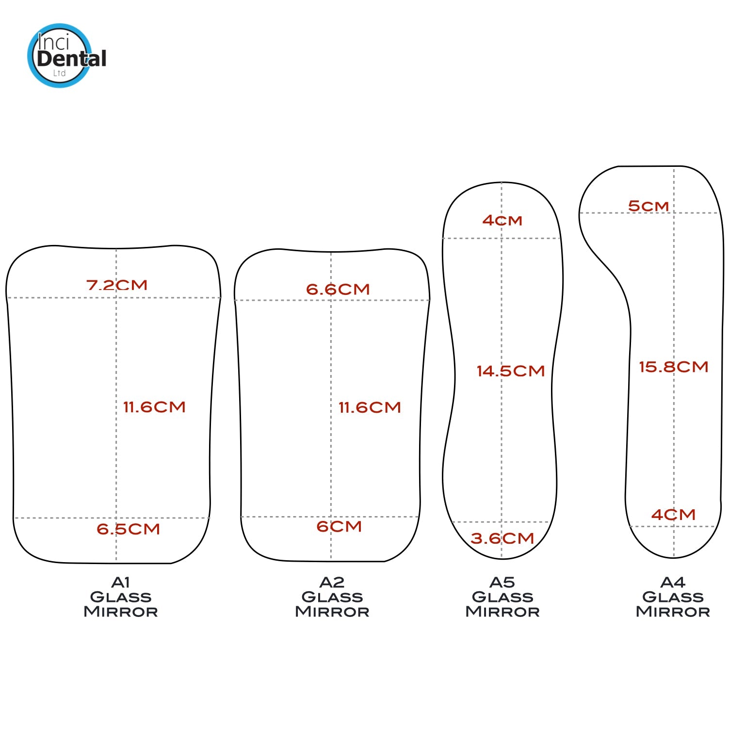 Glass Reflective Mirror - Incidental