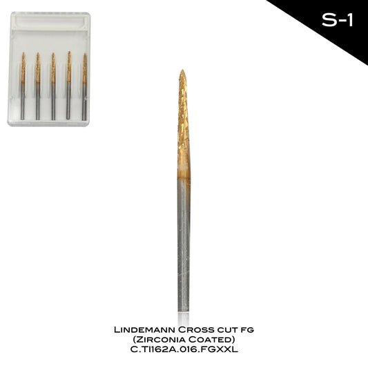 Lindemann Cross Cut FG (Zirconia Coated) - S-1 - Incidental