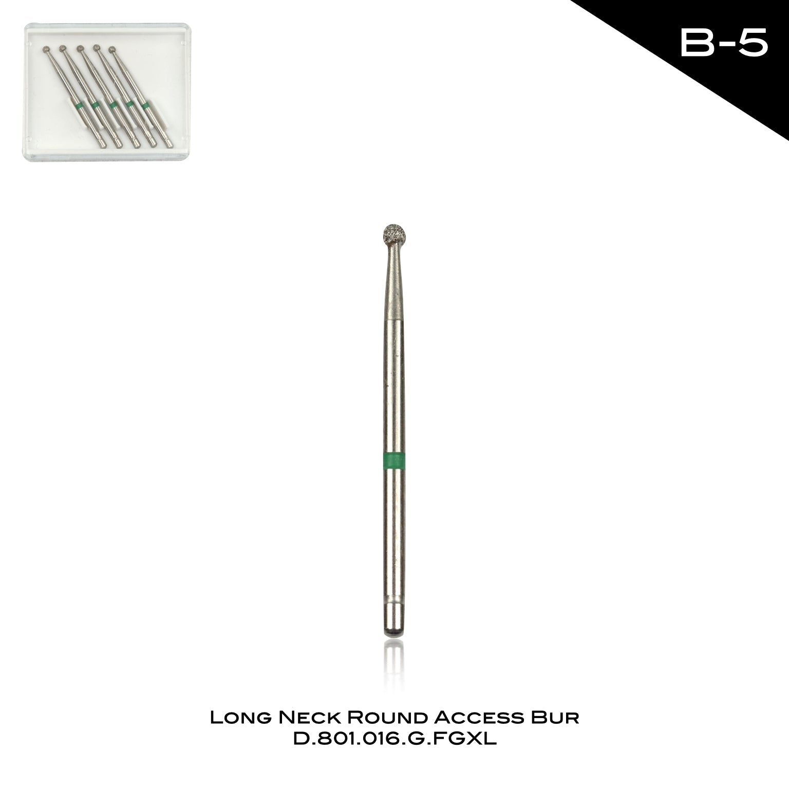 Long Neck Round Access Bur - B - 5 - Incidental