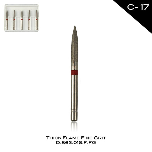Thick Flame Fine Grit C-17 - Incidental